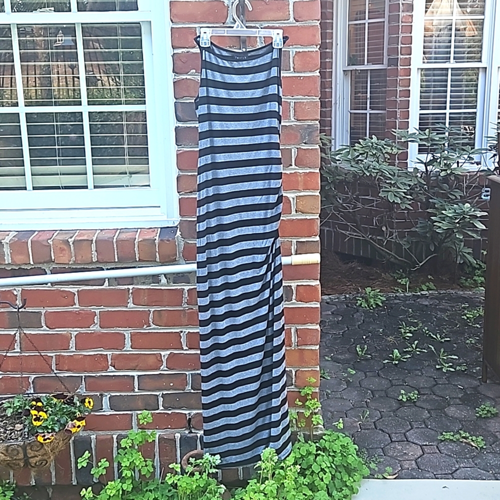 Long Tank Top Fitted Summer Maxi Dress